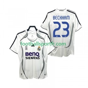 Tenue Real Madrid BECKHAM 23 2006 2007 Retro Domicile Maillot de Foot